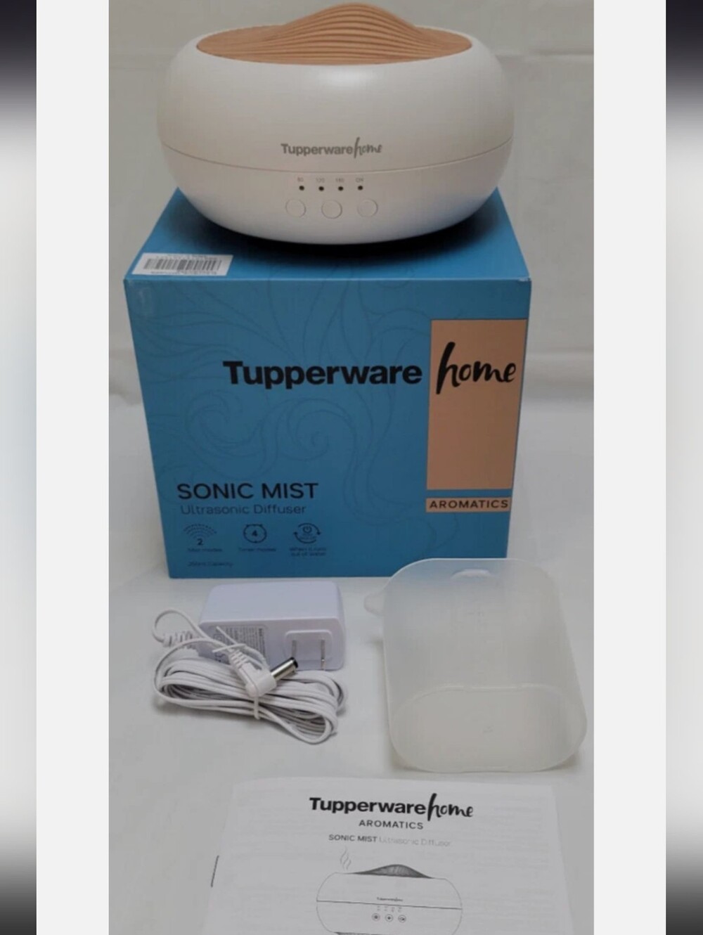 Tupperware Home Wellness Sonic Mist Ultrasonic Technology Aromatherapy Diffuser!